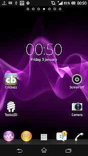 Android application Cosmic flow live wallpaper screenshot