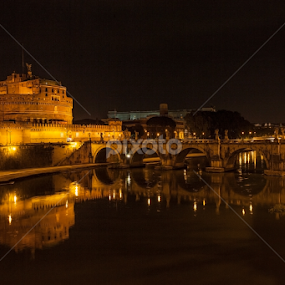Engelsburg Roma Castle St Angelo. by Elena Cosma - Buildings & Architecture Bridges & Suspended Structures