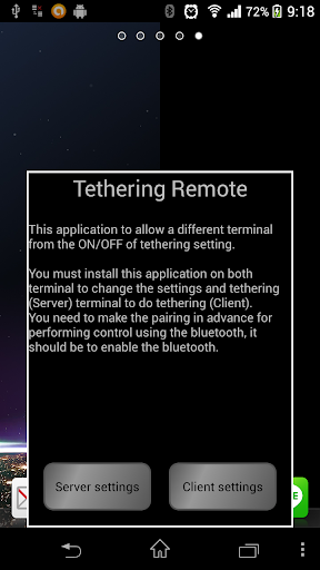 Tethering Remote