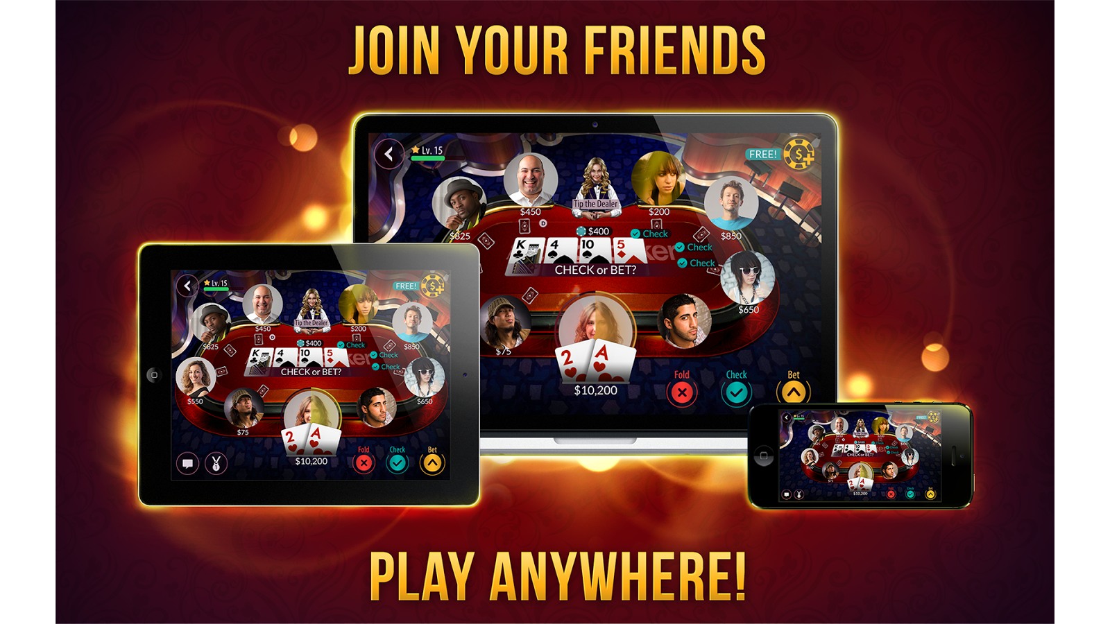 Where can i play blackjack online with real people, for free?