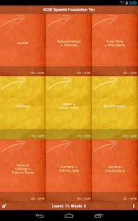 Spanish GCSE Vocabulary AQA Screenshots 2