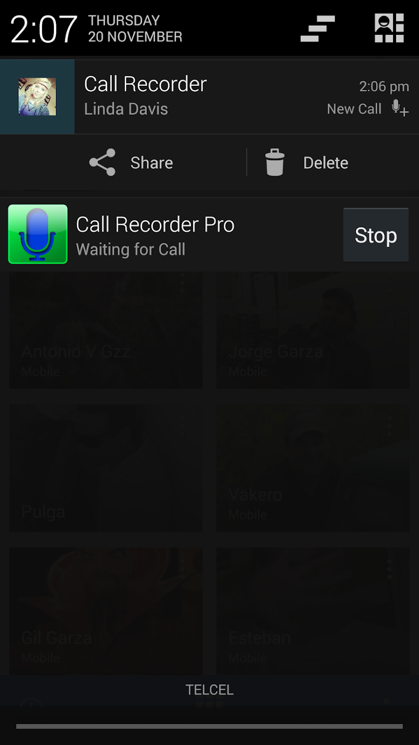 Digital Call Recorder Pro Screen 3