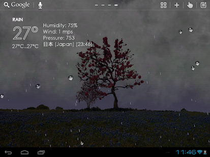 Nature Live Weather LWP - screenshot thumbnail