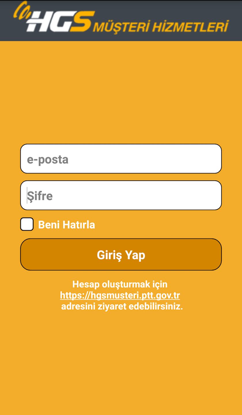 HGS Müşteri Hizmetleri Screen 1