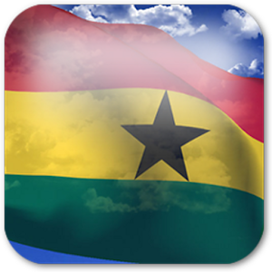 3D Ghana Flag