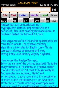 Analyze Text