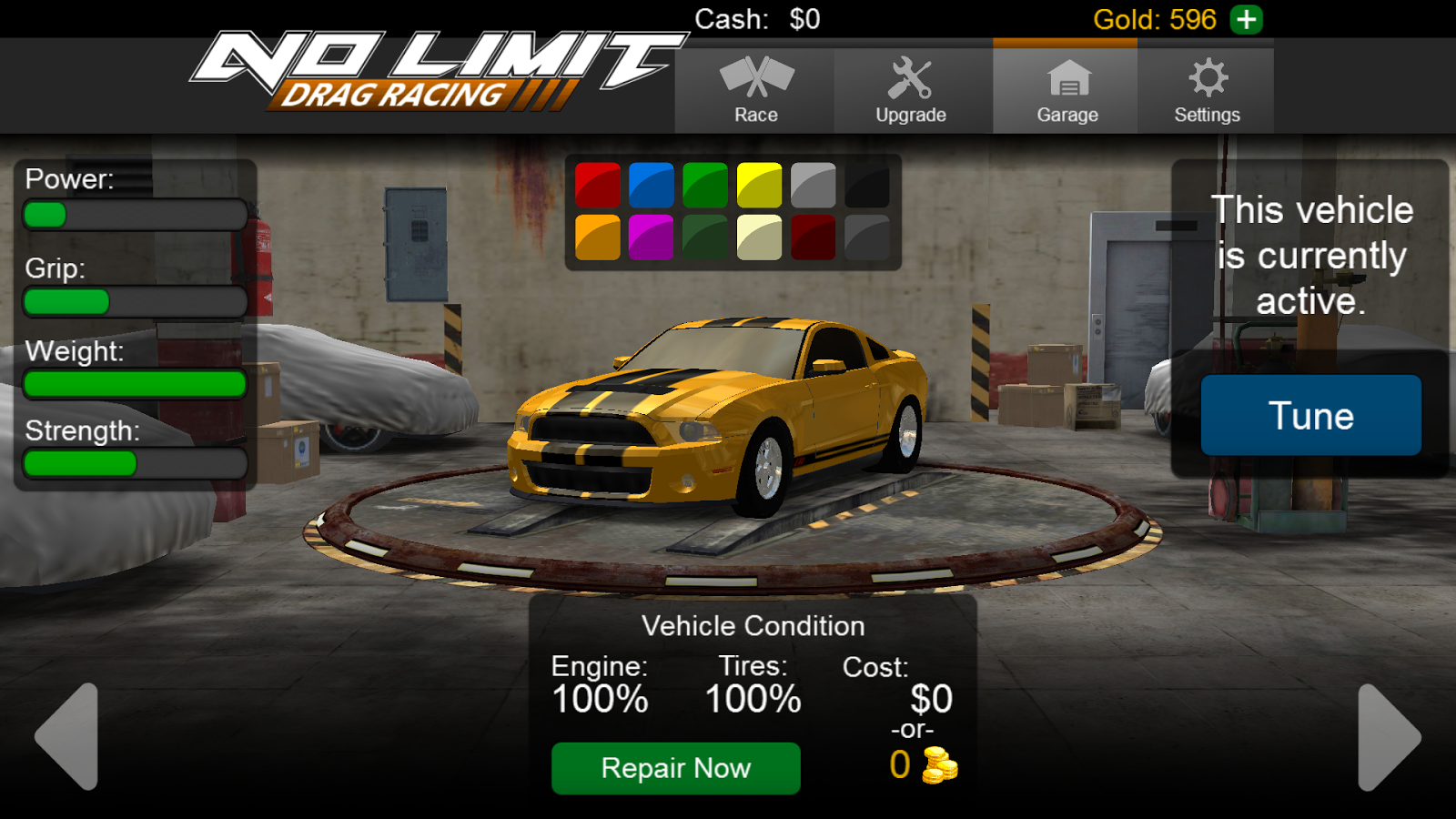   No Limit Drag Racing: captura de tela 