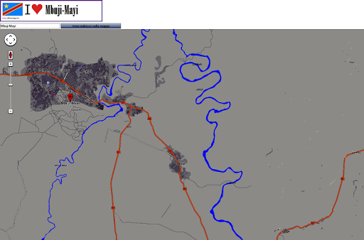 【免費旅遊App】Mbuji mayi map-APP點子