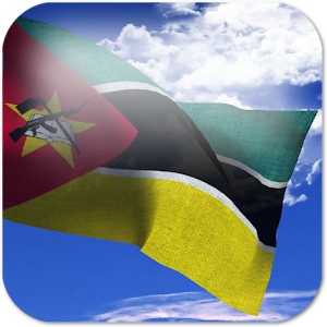 3D Mozambique Flag