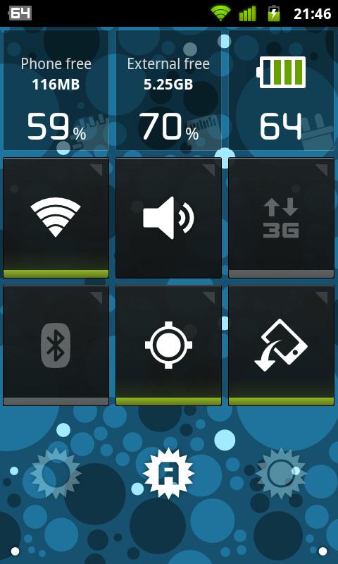 Android application Quicker screenshort