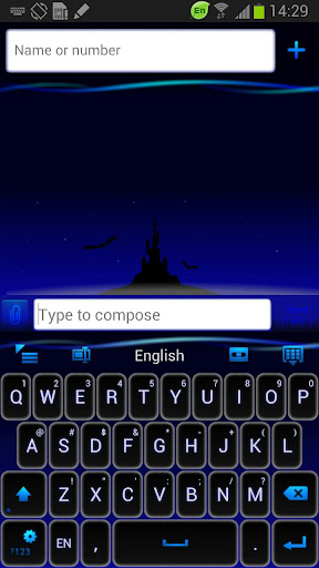 Go Keyboard Ghost Theme