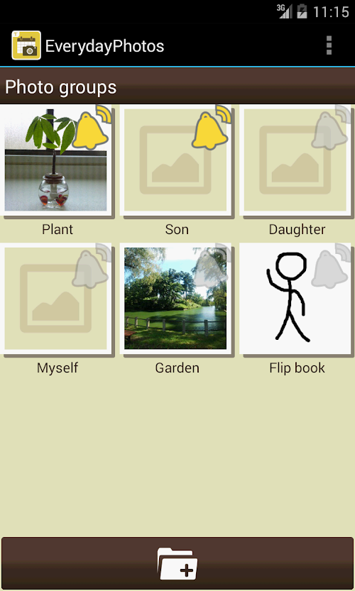 Android application Everyday Photos (Key) screenshort