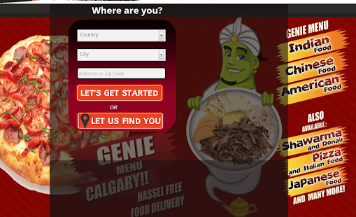 Genie Menu Calgary Screenshots 0