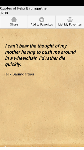 Quotes of Felix Baumgartner