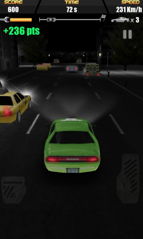 MORTAL Racing 3D Screen 3