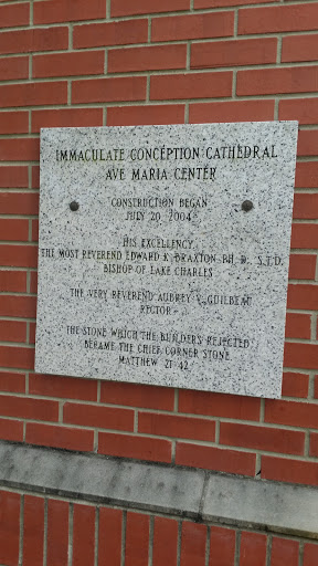 Immaculate Conception Plaque