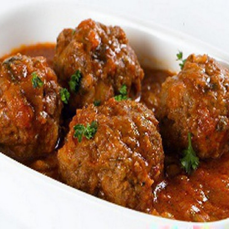 Baked italian meatballs