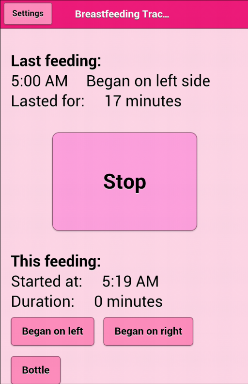 Simple Breastfeeding Screen 2
