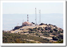 Panorámica del Cerro de Santa Brígida, desde el cual se reemiten las señales de televisión analógica y digital al casco urbano almodovareño.