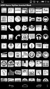 免費下載個人化APP|ADW theme StyGian Inverted Bl app開箱文|APP開箱王