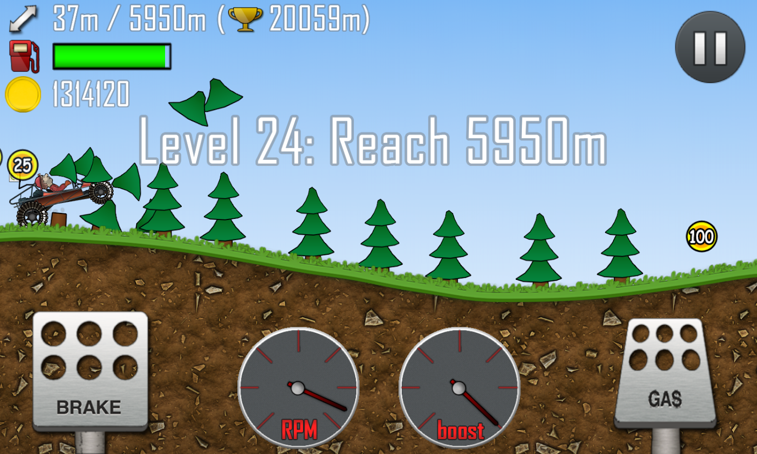   Hill Climb Racing- tangkapan layar 