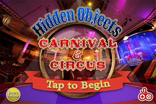 Hidden Objects Carnival Circus