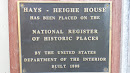Hays - Heighe House