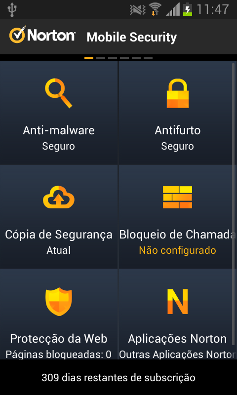 Norton Mobile Security - screenshot