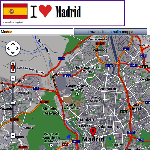 Madrid map