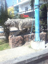 Patung Harimau Putih