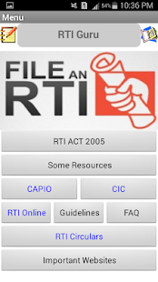 RTI Guru (India) Screenshots 1