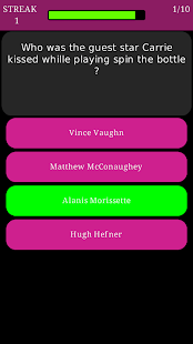 Trivia for Sex and the City Screenshots 1