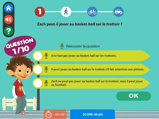 Sécurité routière Junior screenshot