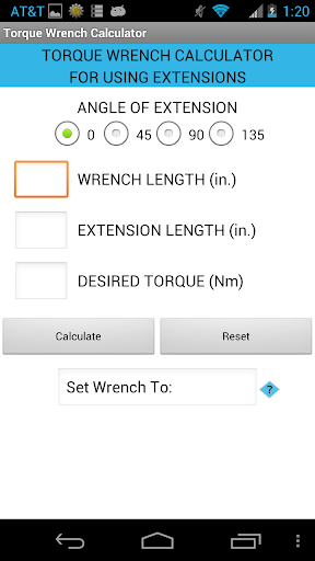 【免費工具App】Torque Wrench Calculator-APP點子