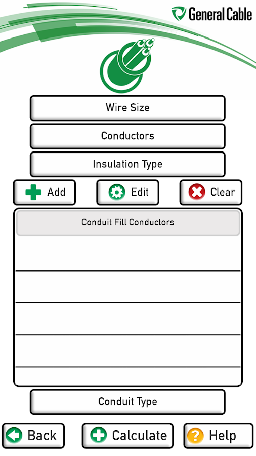 General Cable Conduit Fill Android Apps on Google Play