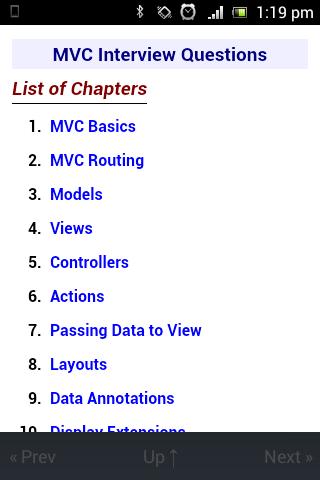 ASP.NET MVC Interview Q &amp; A Screen 2