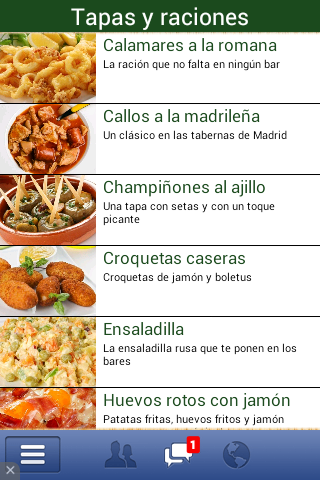 【免費生活App】Tapas y raciones-APP點子