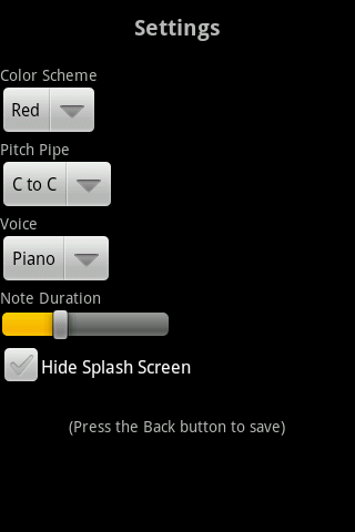 Chromatic Pitch Pipe Pro Screen 2