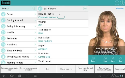 French Dictionary with Video - screenshot thumbnail