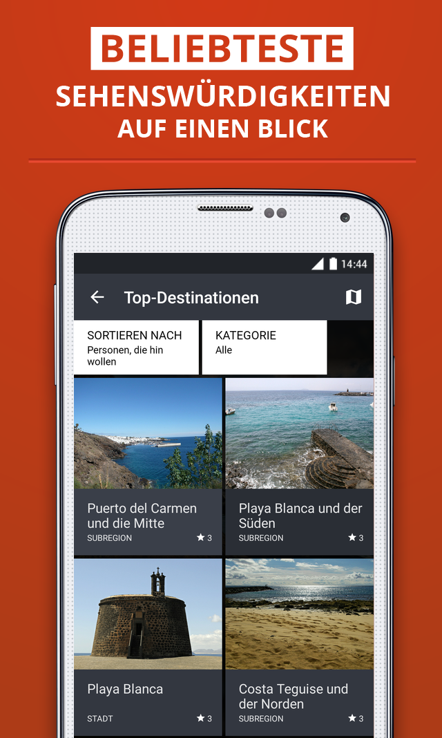 Lanzarote Premium Guide Screen 2
