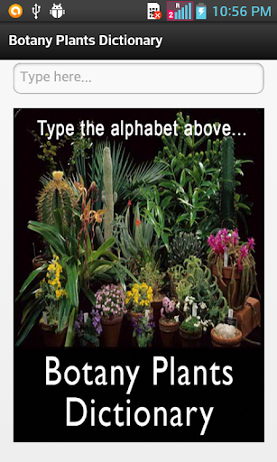 Botany Plants Dictionary