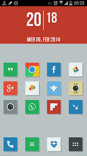 Naxos Flat Icon Pack ADW Nova - screenshot thumbnail