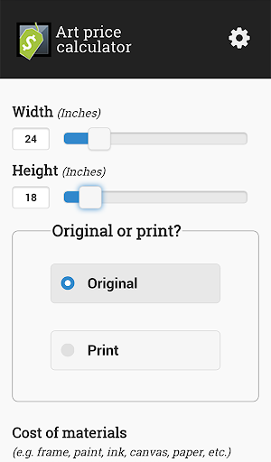 Art Price Calculator