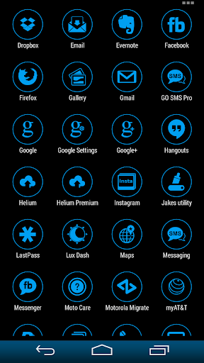 【免費個人化App】VM6 Blue Icon Set-APP點子