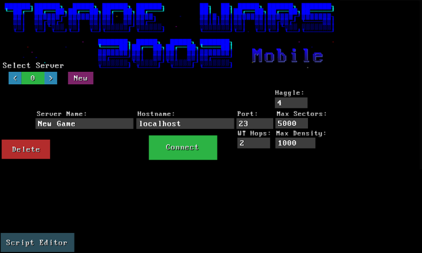 Tradewars Mobile Screen 2
