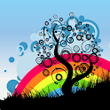 Rainbow Tree Live Wallpaper