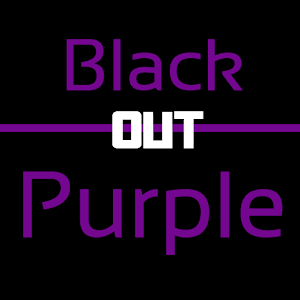 Blackout Purple Keyboard Skin