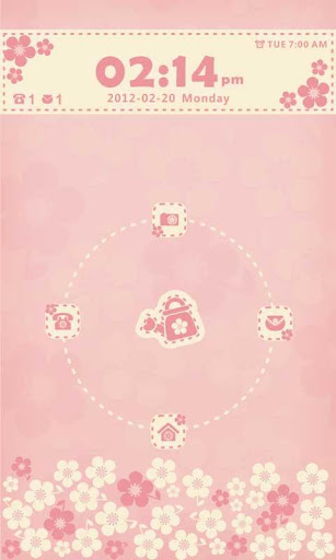 Flowerlove Theme GO Locker