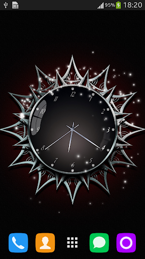 Black Wall Clock