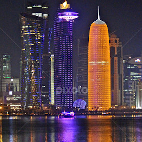 Lights and reflections by Nashira Usef - City,  Street & Park Skylines